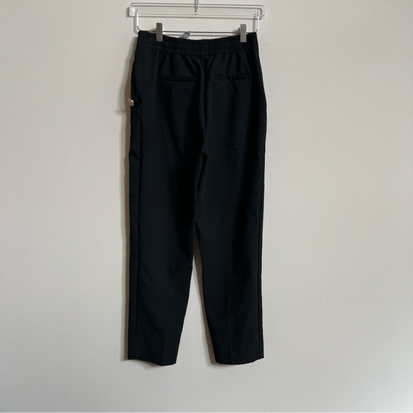 Zara straight leg pants with metallic gold bottons size small - Picture 3 of 3